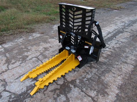 skid steer tree puller intimidator|used danuser intimidator loader.